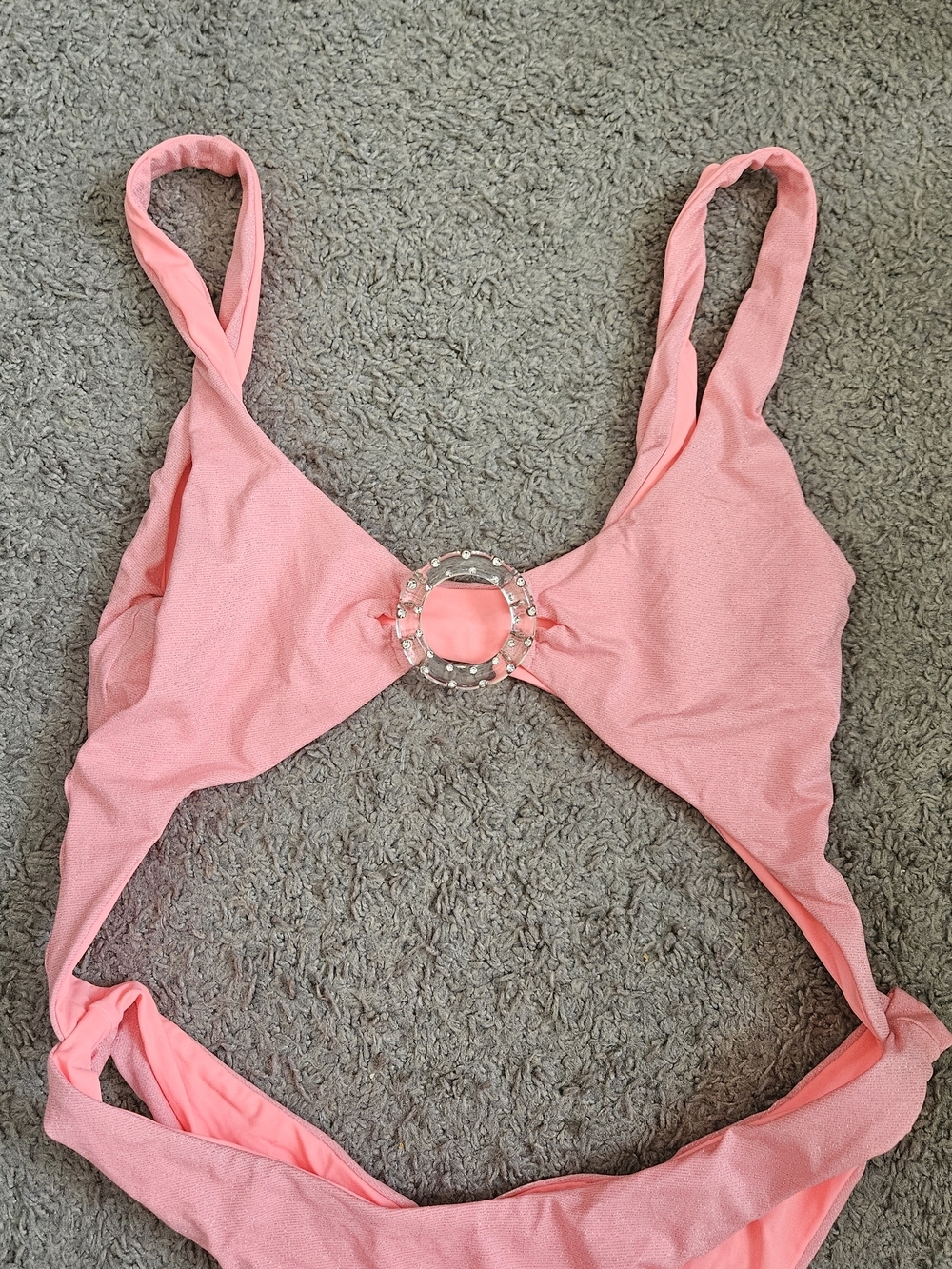 Beach Bunny Kendall Glitter Monokini - Pink Size M - Picture 4 of 6